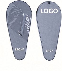 Housse de raquette de tennis personnalisée légère en polyester avec bandoulière réglable et rembourrée - Product Image 1