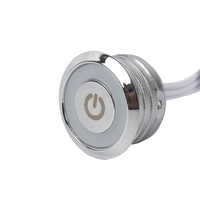Gradateur LED de conception de type rond de haute qualité et interrupteur de capteur de fonction de mémoire 12V 24V