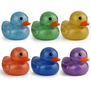 Juguetes de Baño para Bebés, <span class=keywords><strong>Patos</strong></span> de Goma Grandes de <span class=keywords><strong>5</strong></span> Pulgadas con Logotipo Personalizado, Surtido de <span class=keywords><strong>Patos</strong></span> de Goma con Brillantina, Juguetes de PVC para Aliviar el Estrés - Product Image 6