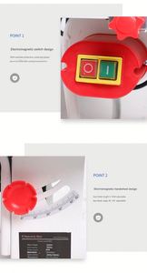 Scie à panneaux 220V pour panneaux à base de bois, scie à ruban pour bois et briques avec table coulissante et composant moteur central - Product Image 4