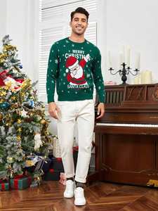 2026 NEW KJ Family Parent-child Holiday Party Knitted Xmas Couple Ugly Winter <strong>Cheap</strong> Family <strong>Christmas</strong> <strong>Jumpers</strong> - Product Image 3