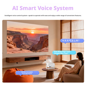 Proyector Eléctrico Konka de 200 Pulgadas 1080P, Cine en Casa, Enfoque Automático, Portátil, Pantalla de Proyección Blanca para Teléfono Móvil - Product Image 5