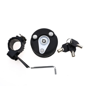 YH1925 vélo <span class=keywords><strong>pliant</strong></span> serrure sécurité antivol hamburger en forme de <span class=keywords><strong>cadenas</strong></span> en acier avec clé déverrouiller - Product Image 2