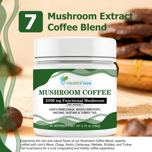 Café de hongos más vendido con bajo contenido en grasas, mejora la inmunidad y fortalece las funciones, apoya el nivel de energía y la salud intestinal. - Product Image 6