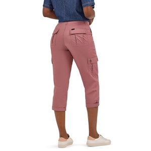 Premium Quality Women Cargo Capri <strong>Pants</strong> Solid Color <strong>Three</strong> <strong>Quarter</strong> Trousers For Casual Loose Fit Outdoor Cropped - Product Image 2