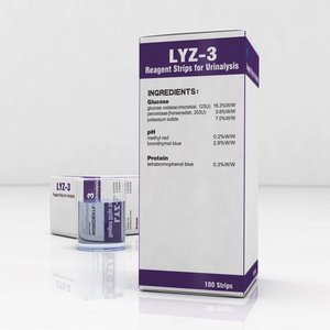 Kit de test urinaire LYZ pour diagnostic des infections urinaires, bandelettes de test pour 3 paramètres (glucose, protéines, pH), fabricant, personnalisable - Product Image 5