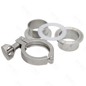 304 Stainless Steel Quick-Release <strong>Clamp</strong> Set 25mm Sanitary Pipe <strong>Clamp</strong> with <strong>Extended</strong> Quick-Release Joint <strong>Clamp</strong>