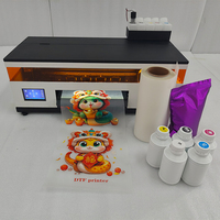 Impresora de Inyección de Tinta A3 DTF de China con Solución Automática para Impresión de Flex/Egg, Agitador de Polvo de 30 cm