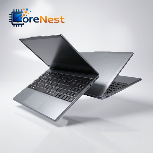 CoreNest 14 Inch Intel Celeron N5100 Business Laptop Quad Core 4 Threads Ultra Slim Office Laptop for Work