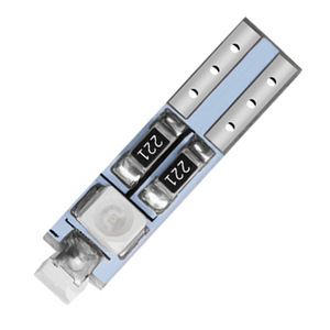 Lampes LED T5 1210 3SMD 1W pour voiture - Indicateurs d'instrumentation, éclairage de lecture et éclairage de <span class=keywords><strong>plaque</strong></span> d'<span class=keywords><strong>immatriculation</strong></span> - Product Image 3
