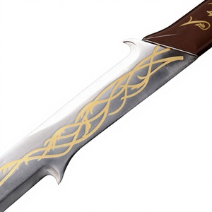 Espada Mágica de El Señor de los Anillos, Espada Élfica con Patrón de Alwin Yawen, Espada Occidental de Acero Inoxidable sin Afilar para Princesa - Product Image 4