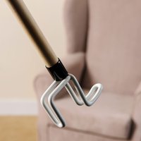 Healthmenex Deluxe Dressing Stick - Léger, portable, durable, en bois et fil d'acier, 690 mm, 140 g, garantie 1 an, aide à l'habillage adaptative