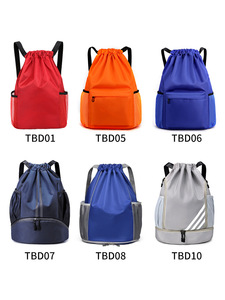 Customizable Portable Fitness Sports Mens Custom Heavy Duty Drawstring Backpack Bag for <strong>Basketball</strong> Training Marathon Advertising - Product Image 5