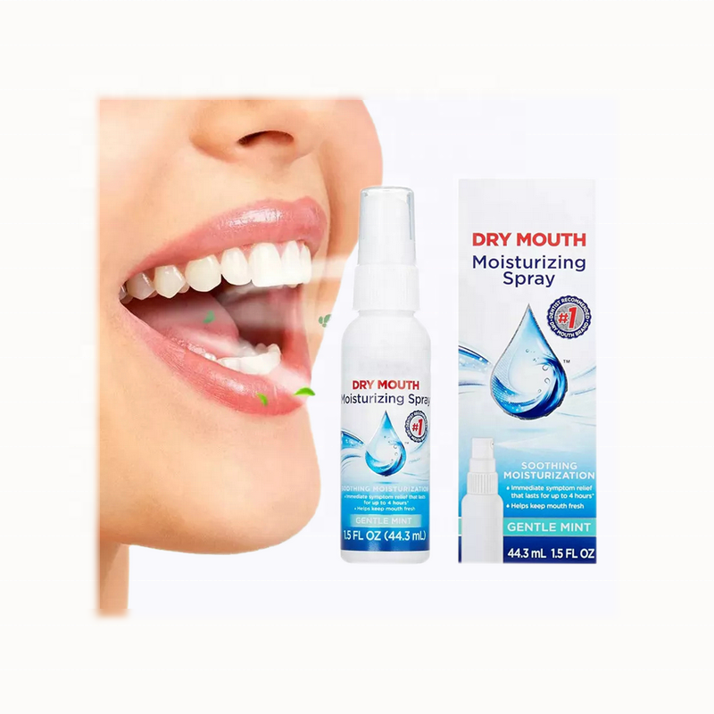Увлажняющий спрей для сухих ртов, нежный освежающий освежитель воздуха с мятным ароматом для дыхания, гигиена для полости рта, забота о здоровье