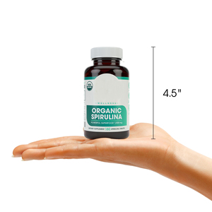 Makanan Alami Peningkat Kesehatan Membantu Imunitas Sehat Dinding Sel Rusak Organik Chlorella <span class=keywords><strong>Spirulina</strong></span> Tablet - Product Image 5