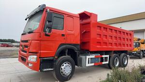 Howo 371 6*4 10-Tyre Mine Dump Truck con 371 caballos de fuerza Barato Usado 8*4 Truck Head Core Componentes usado camión volquete - Product Image 6