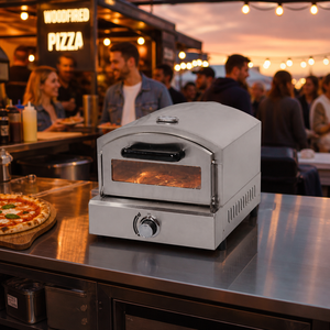 Horno de Pizza Comercial de Gas LPG para Mostrador, Horno de Pizza de Acero Inoxidable para Pizzería, Cafetería, Restaurante, Bar de Snacks, Cocina - Product Image 6