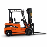 Chariot élévateur électrique de 1,5 tonne pour les centres de distribution d'entrepôt et les opérations quotidiennes de manutention de palettes et de transport de matériaux
