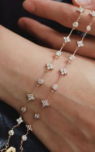 Pulsera Xinfly de Oro de 18k con Diamantes de Laboratorio, Perfecta para Uso Diario y Ocasiones Formales, Regalo de Aniversario - Product Image 2