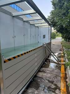 Pintu garasi rumah aluminium penghalang banjir papan kontrol pencegahan banjir air mudah dipasang cepat hambatan banjir - Product Image 6