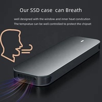 L'alloggiamento dell'adattatore per disco rigido a stato solido M.2 supporta l'involucro del disco rigido in metallo NGFF SSD