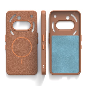 Coque de <span class=keywords><strong>smartphone</strong></span> Litchi Texture Coque de téléphone Couverture arrière pour téléphone Nothing (3a) (2a) Plus CMF 1 (2) (1) 3a 2a 2 Pro 4a - Product Image 2