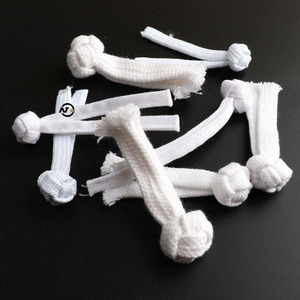 Trắng Trung Quốc Knots May Nút Đóng Cửa Tự Làm Cotton Polyester Twill Đầu Bếp Áo Sườn Xám Tang Phù Hợp Với - Product Image 3