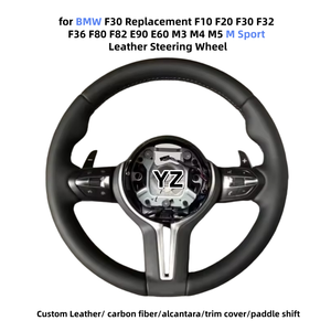 <span class=keywords><strong>Volant</strong></span> de performance en cuir pleine fleur personnalisé, <span class=keywords><strong>prix</strong></span> d'usine, en stock, compatible avec BMW F10 F20 F30 E90 E60 M3 M5 - Product Image 4
