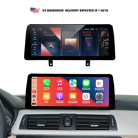 Écran DVD de voiture Android 14 de 12,3 pouces avec CarPlay sans fil et Snapdragon pour BMW Série 3 F30 F31 2013-2017 NBT Navigation (Stock US)