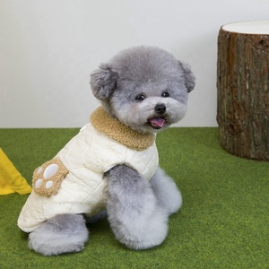Hundejacke aus Polyester für Herbst und Winter, warmer Haustiermantel, weiche Welpen-Oberbekleidung, windabweisend, für den täglichen Outdoor-Gang, Haustierkleidung, Outfit - Product Image 3