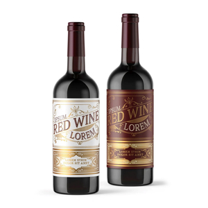 Nhãn rượu vang cổ điển nhãn bao bì thanh lịch cho rượu vang cao cấp và đồ uống có cồn - Product Image 4