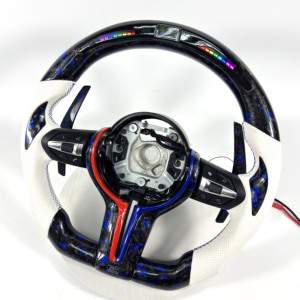 Volante de Fibra de Carbono para <span class=keywords><strong>BMW</strong></span> F10 F11 F15 F18 F20 F23 F25 F30 F32 F35 F40 F80 E84 E87 E90 E92 E93, Accesorios para Automóviles - Product Image 2
