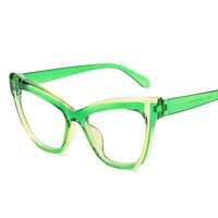 Gafas con montura de mariposa anti luz azul, estilo vintage, montura completa, diseño europeo americano moderno, gafas de ojo de gato para mujer