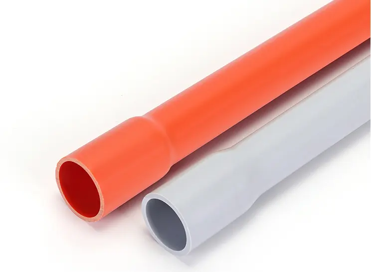 ASNZS 2053 פלסטיק PVC כבד החובה כתום צינור צינור