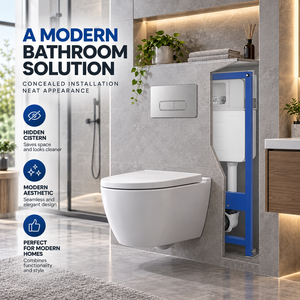 Cisterna Oculta de HDPE OEM para Inodoro Montado en la Pared, Buen Rendimiento de Sellado para Diversos Proyectos de Baño - Product Image 2
