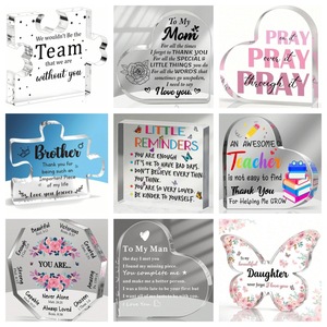 Новогоднее украшение в форме сердца, акриловый декоративный элемент «Любовь» для праздничного оформления (День святого Валентина, Хэллоуин, День благодарения) - Product Image 5