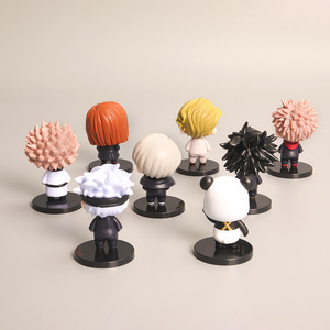 Set di 6 Stili da 8CM Versione Q di <span class=keywords><strong>Jujutsu</strong></span> <span class=keywords><strong>Kaisen</strong></span>, Figure Anime di Itadori Yuji, Nobara, Gojo Satoru, Action Figure Giocattolo, Regali per Bambini - Product Image 5
