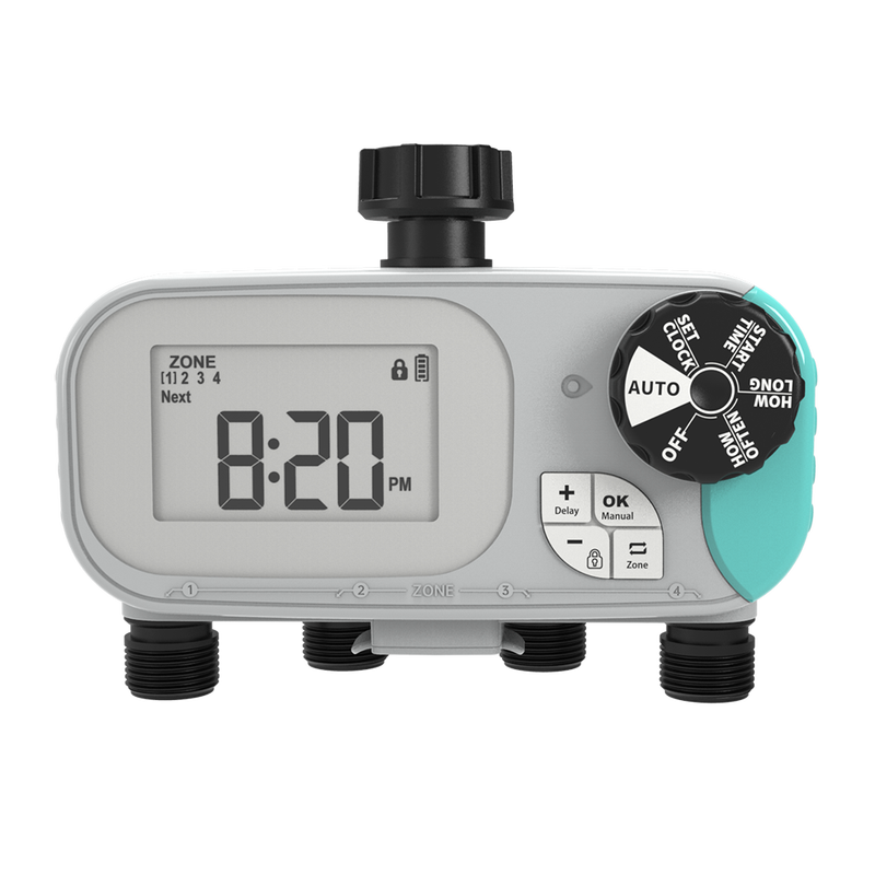 Garmerain Auto Digital Metal Garden Water
