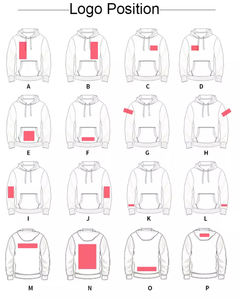 Custom Logo Sublimation Blank Sportswear Streetwear Oversized <strong>Plain</strong> Pullover Hoodies - Product Image 6