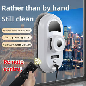 Robot aspirateur intelligent pour le nettoyage automatique des fenêtres en verre avec pulvérisation d'eau, contrôlé par application, 3+ modes, bac à poussière de 0,5 L, usage domestique - Product Image 6