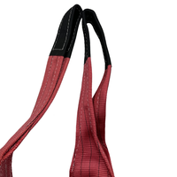WLL 5 tonnes 150mm 2M haute ténacité Polyester plat oeil tissé sangle ceinture de levage pour le contrôle du fret