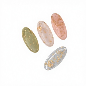 Clip per Frangia Unisex in Acetato Glitterato 4*1.8cm Stile Becco d'Anatra - Product Image 2