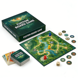 OEM Board Game Printing Paperboard Factory Custom Card Dice Token Set Eco Friendly Materials Portable Gift <b>Box</b> for Party Family - Product Image 6