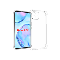 Untuk ponsel Huawei Nova 11 Pro 11 Ultra 4G 8Se, Casing penutup belakang Tpu tahan benturan bening