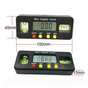 Mini Livella Digitale Elettronica 100mm con Forte Magnete, Righello Orizzontale, Inclinometro, Goniometro, Strumento di Misurazione, Piccolo Righello - Product Image 4