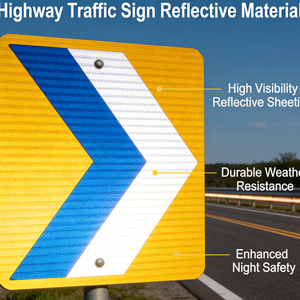 Película Reflectante para Señalización Vial con Certificación de Seguridad Ignífuga, Película Prismática para Carreteras, Descuento por Tiempo Limitado - Product Image 1