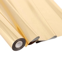 Rouleaux de film doré pour estampage à chaud, feuille d'estampage à chaud pour papier/plastique/tissu