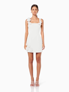 Spaghetti Strap White Dress - Elegant Women's Fashion