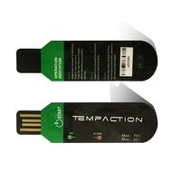 Registrador de Datos de Temperatura con Envío en 90 Días, Registrador USB, Resistente al Agua IP67, 2 Años de Duración de la Batería, para Cadena de Frío (OEM/ODM Disponible)