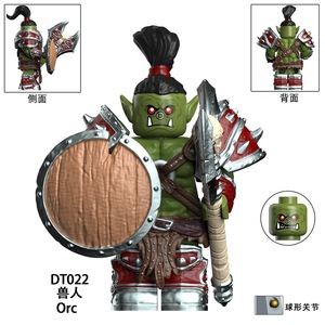 Bloques de Construcción de Plástico para Armar, Serie Medieval Antigua, Juguetes de Fantasía Orca, Ciencia Ficción, 40 Piezas, Oferta Especial para Comercio Exterior - Product Image 2